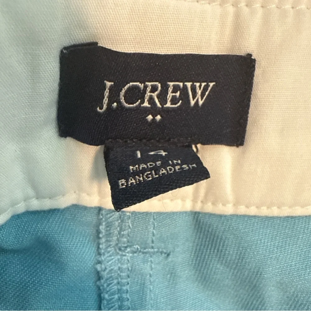 J. Crew Blue Bermuda Shorts Lightweight Cotton‎